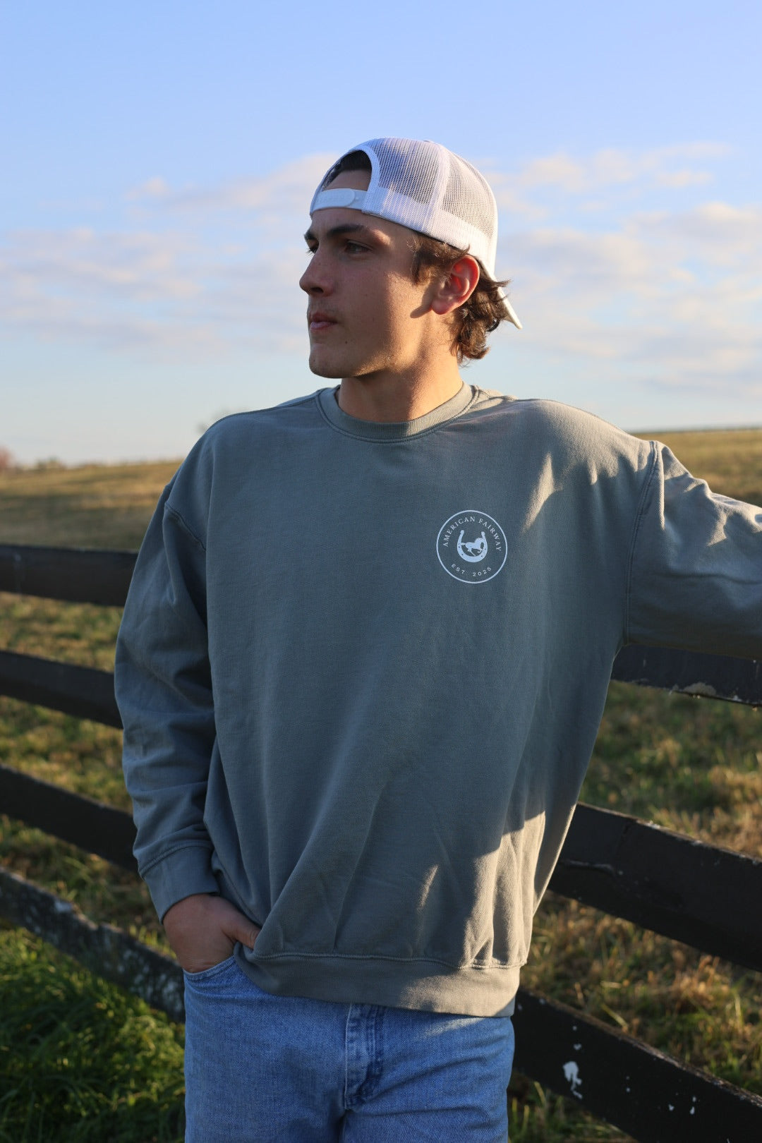 Grey Lightweight Crewneck