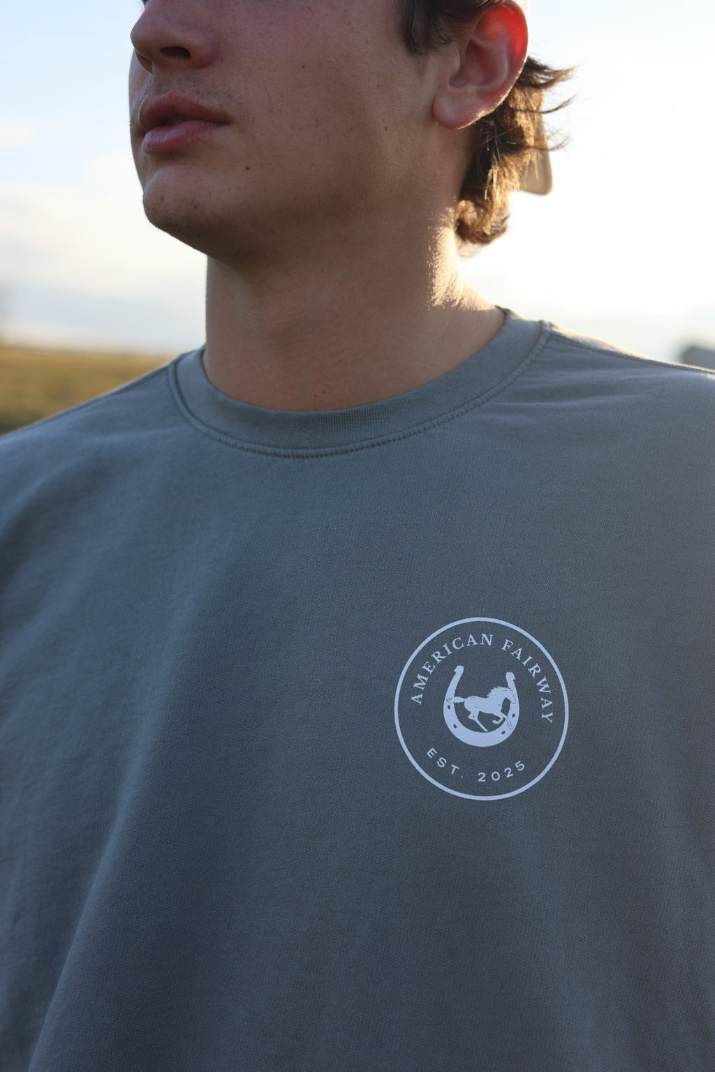 Grey Lightweight Crewneck