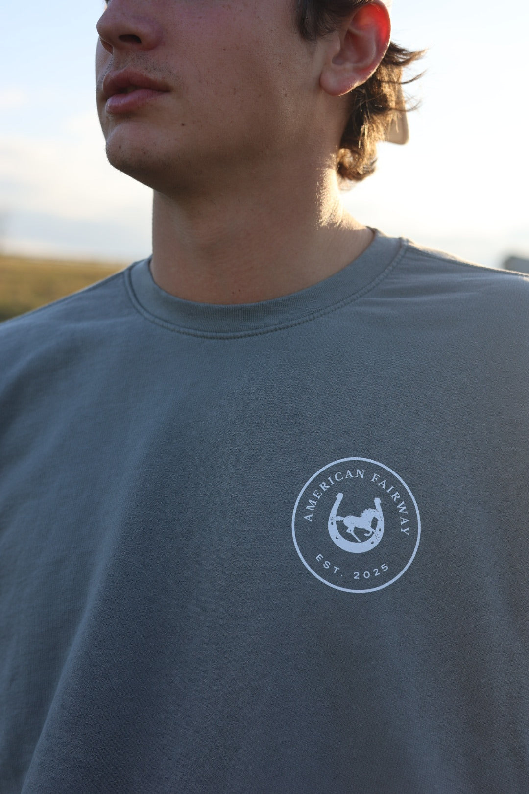 Grey Lightweight Crewneck