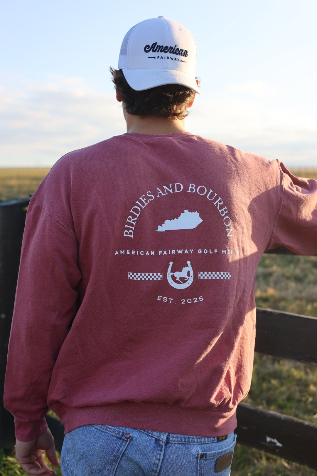 Red Lightweight Crewneck